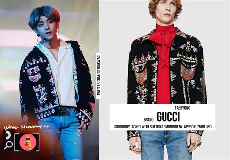 gucci sequin jacket bts|Gucci BTS v.